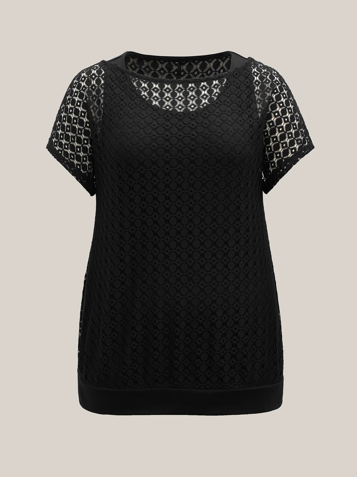 2-in-1 Cut-Out Plain Knit Top - Image 8