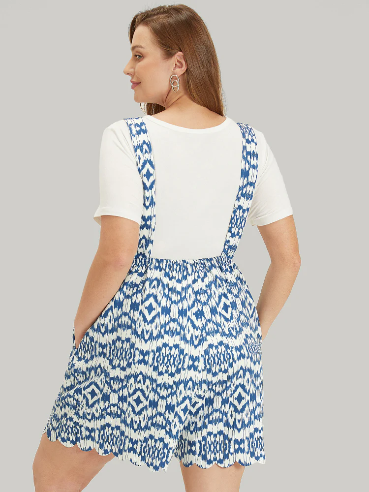 Bandana Print Pocket Overall Cami Jumpsuit - Image 4
