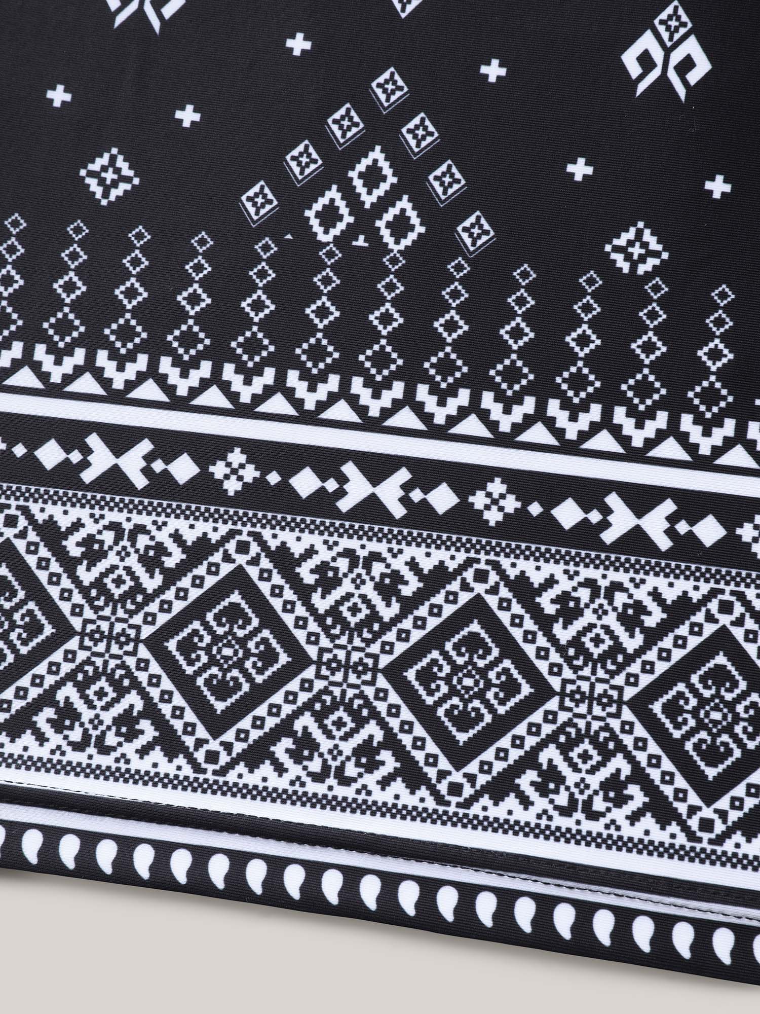 Boho Print Pockets Swim Bottoms - Image 7