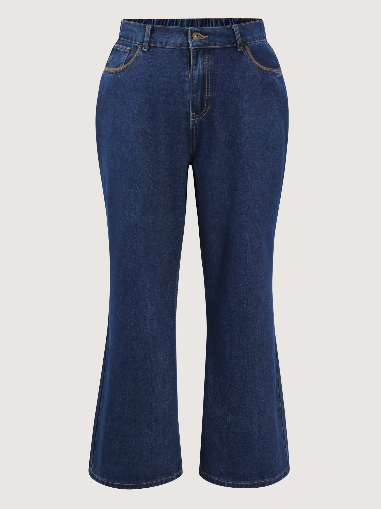 Cotton Mid-Rise Wide-Leg Jeans - Image 8