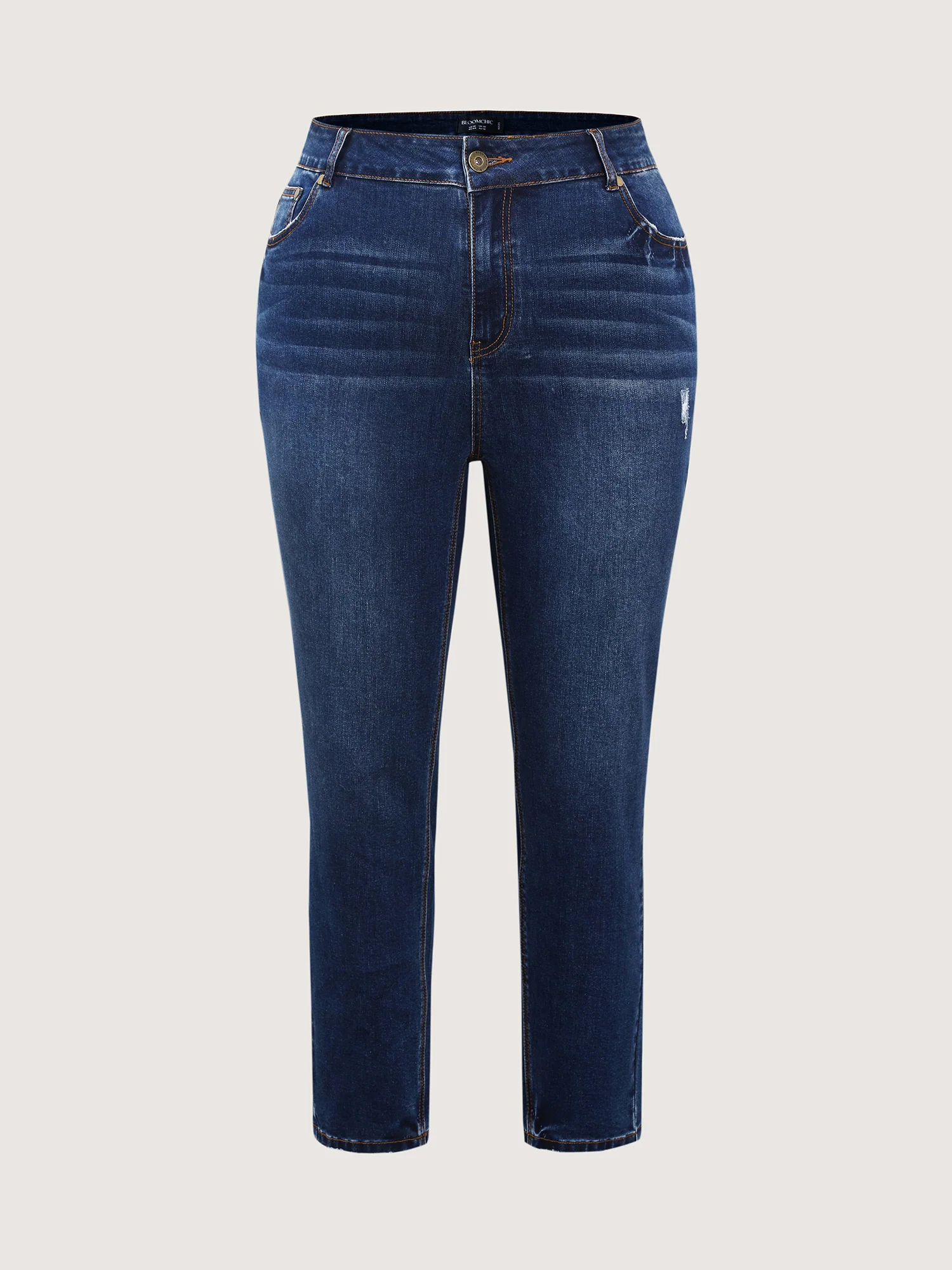 High-Rise Straight-Leg Jeans - Image 8