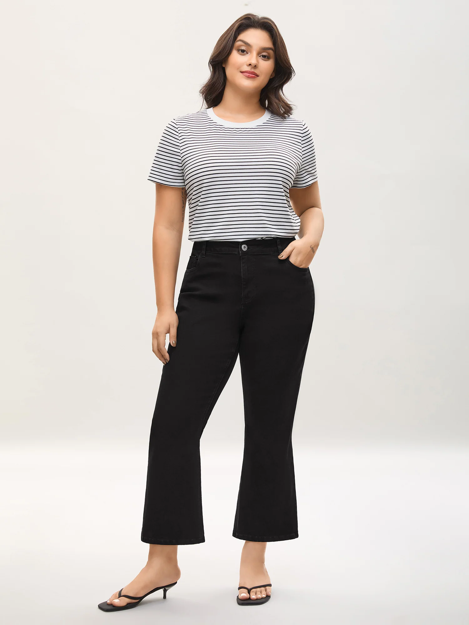 Mid-Rise Classic Boot Cut Jeans