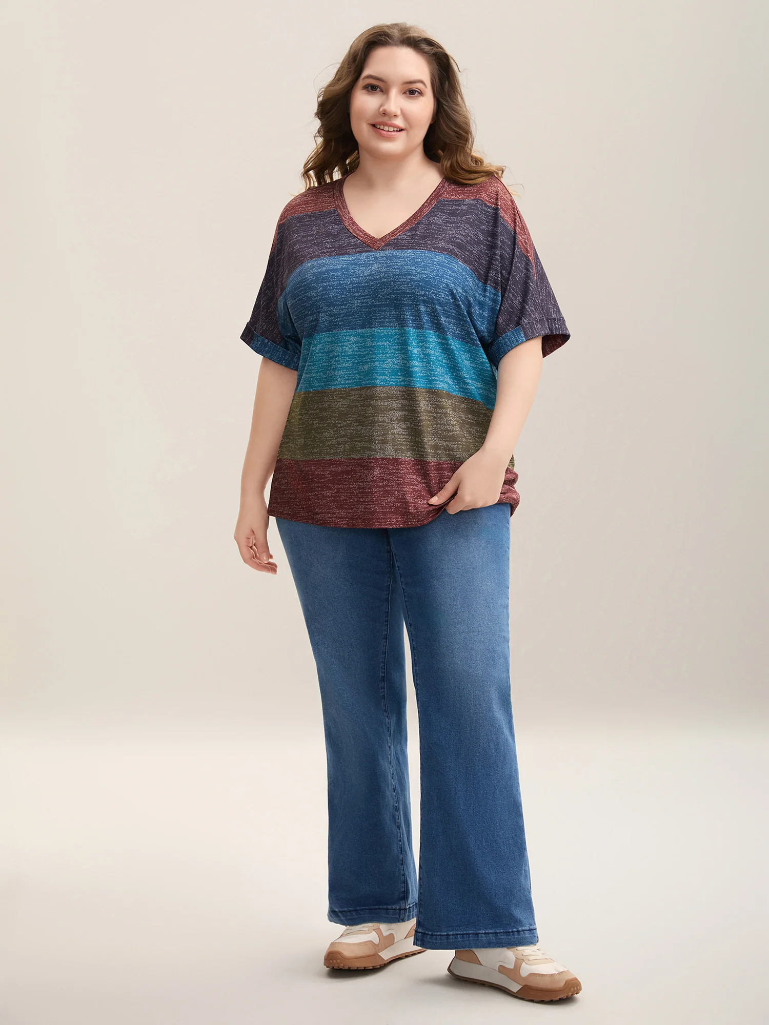 Multi-Color Summer Stripes T-Shirt - Image 11