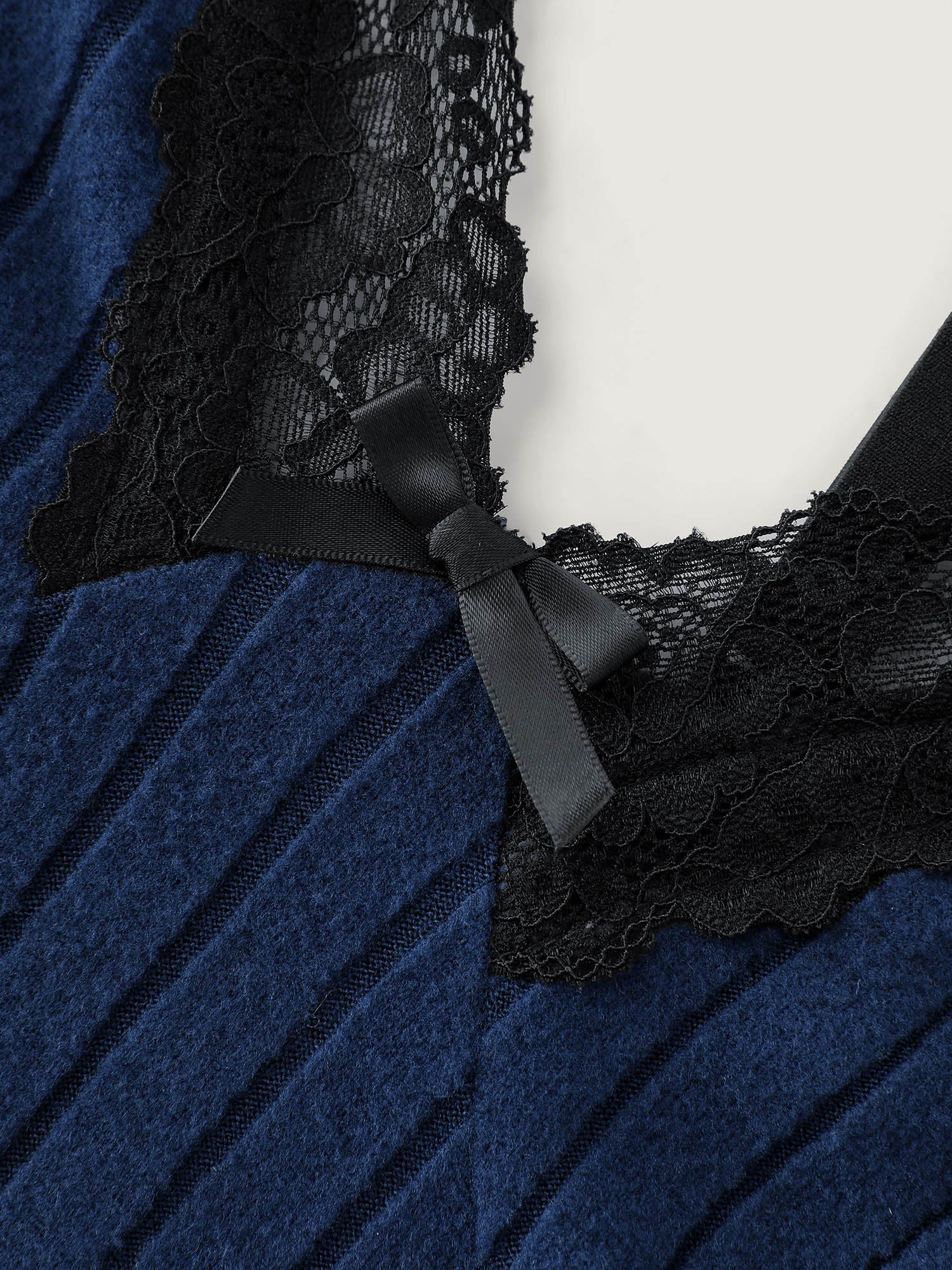 Night-In Lace Trim Crossover Strap Sleep Dress - Image 7