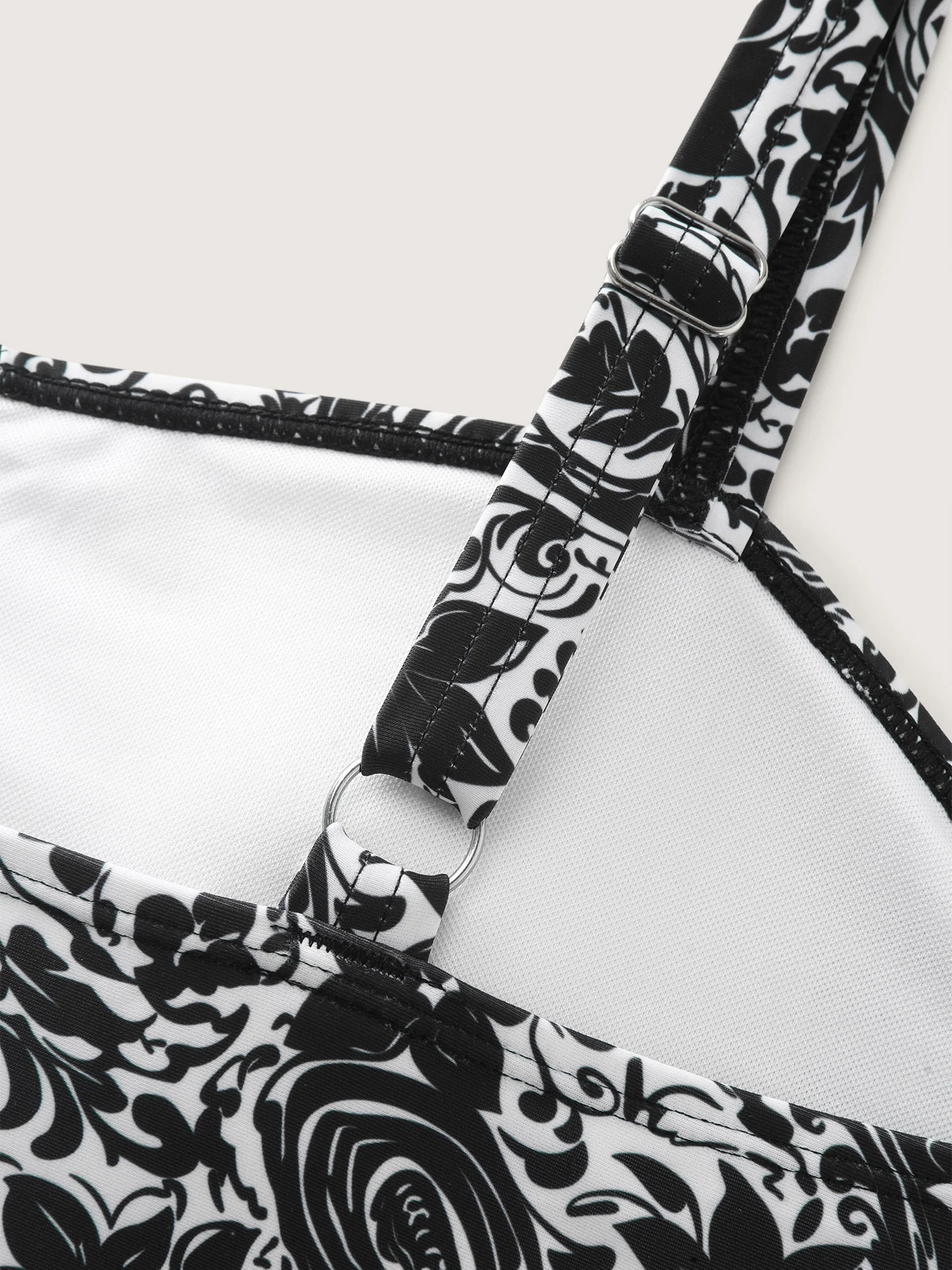 Paisley Print Twist Front Swim Dress - Image 34