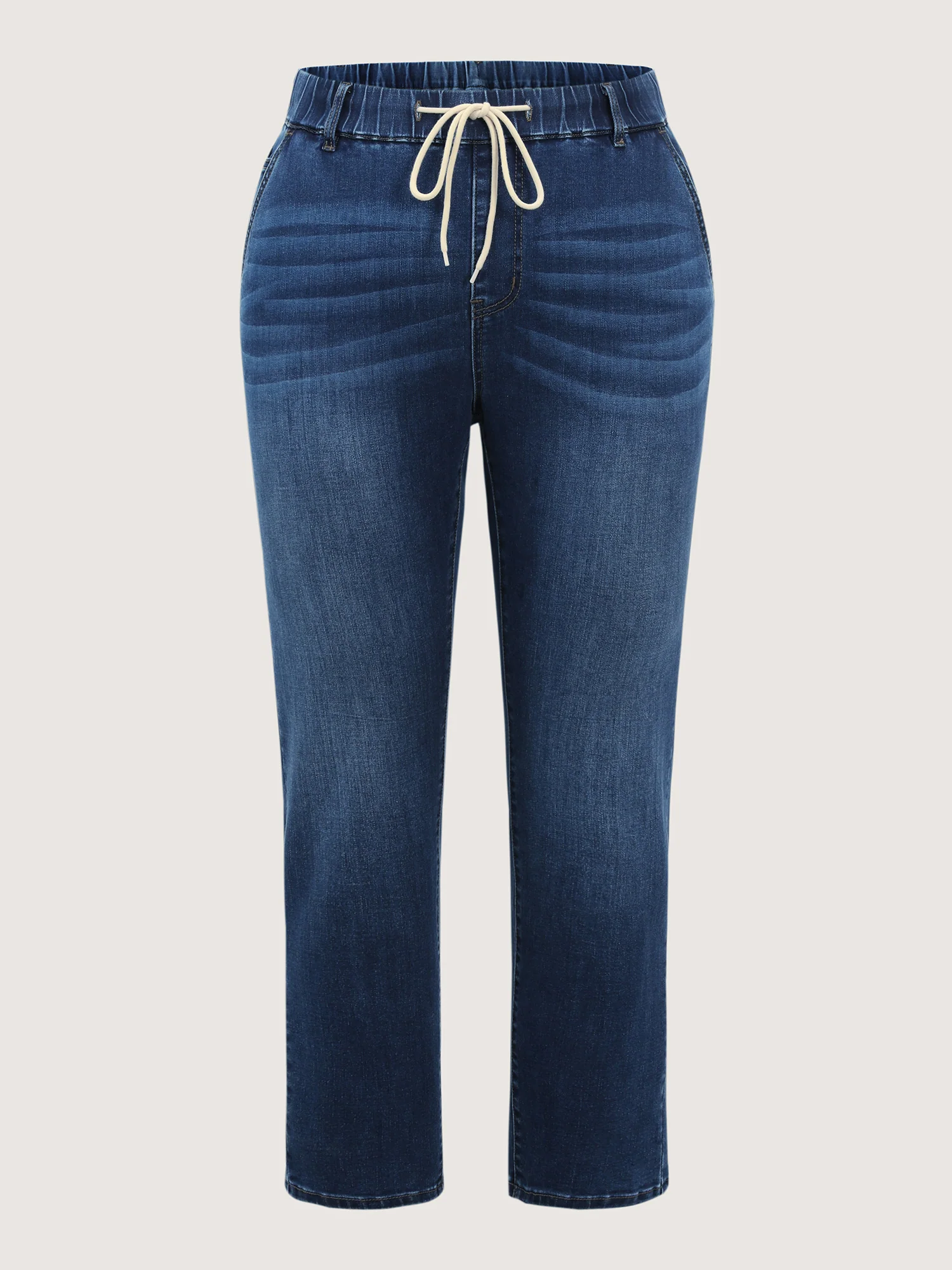 Pull-On Stretchy Boyfriend Jeans - Image 9