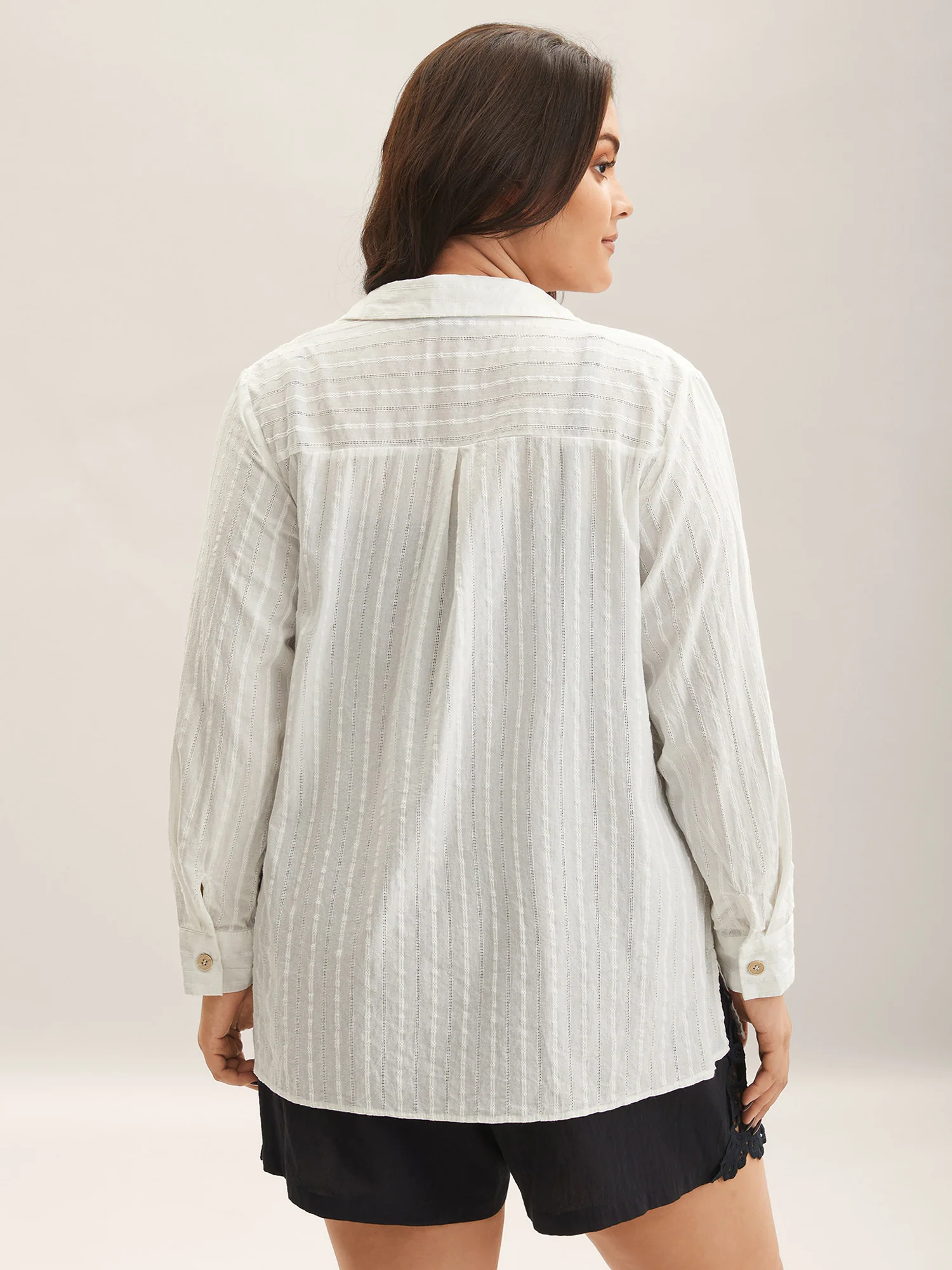 Pure Cotton Sheer Pocket Shirt - Image 4