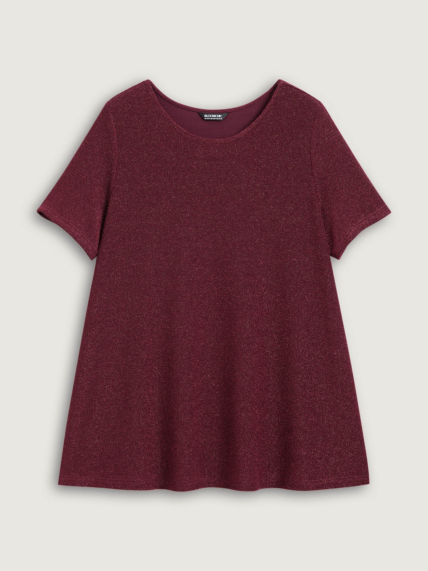 Shimmering Gold & Silver Thread A-Line Tee - Image 21