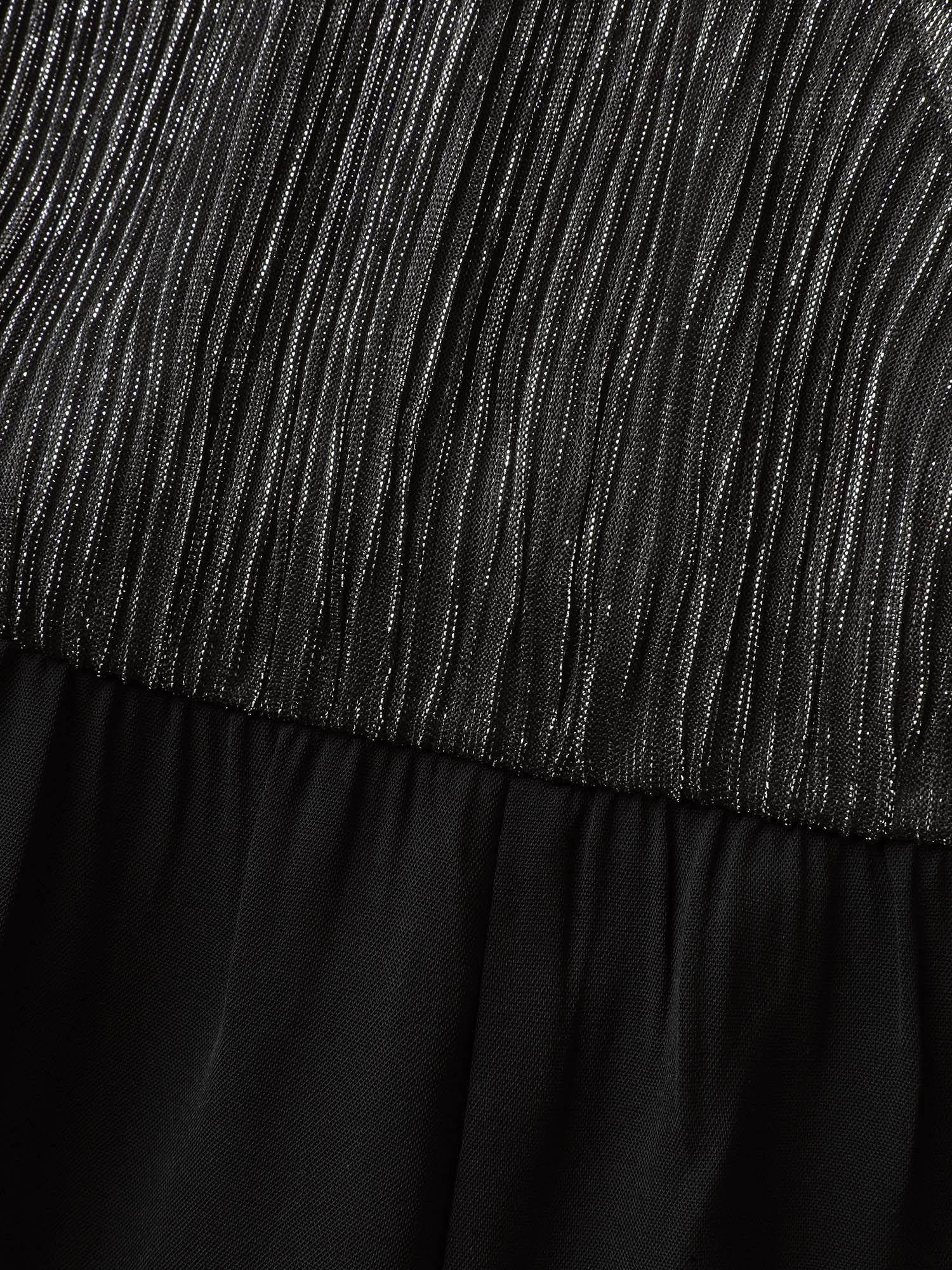 Shimmery Bow Back Tie Contrast Jumpsuit - Image 6