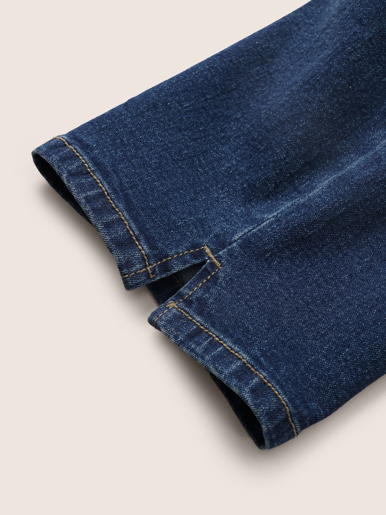 Split Side Elastic Waist Pull-On Jegging Jeans - Image 5