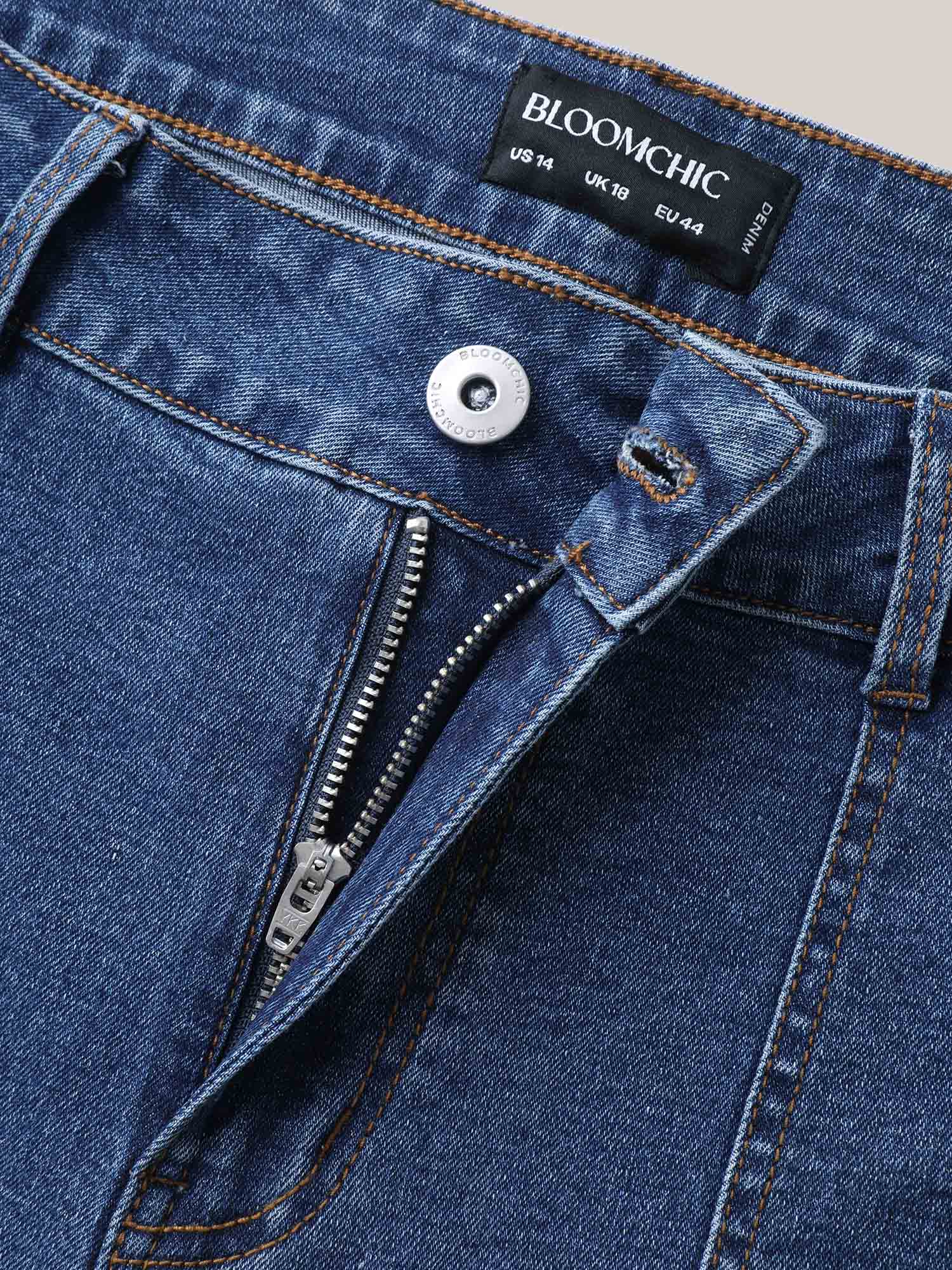 Stretchy Mid-Rise Capri Jeans - Image 6