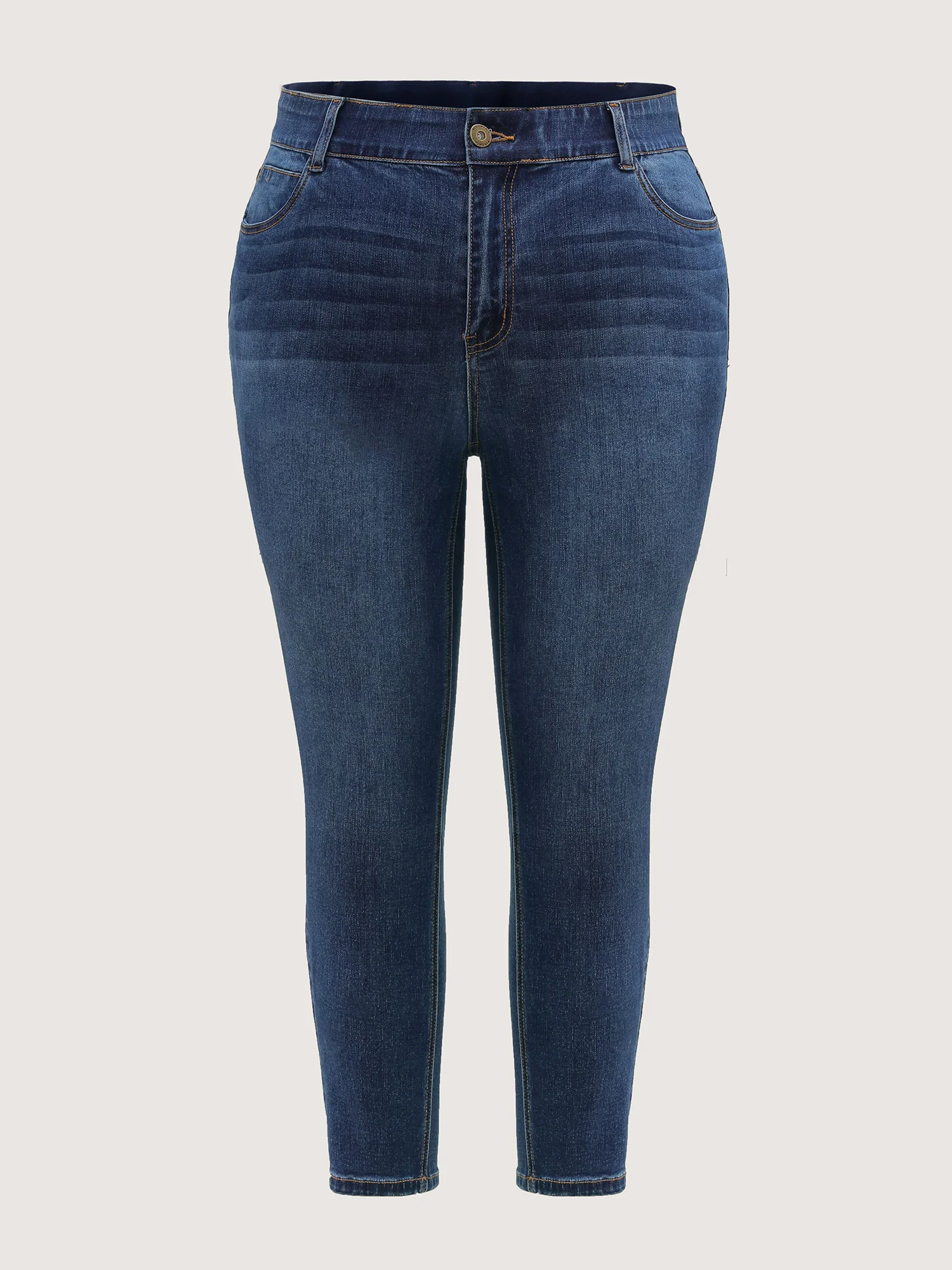 Stretchy Mid-Rise Skinny-Fit Jeans - Image 7