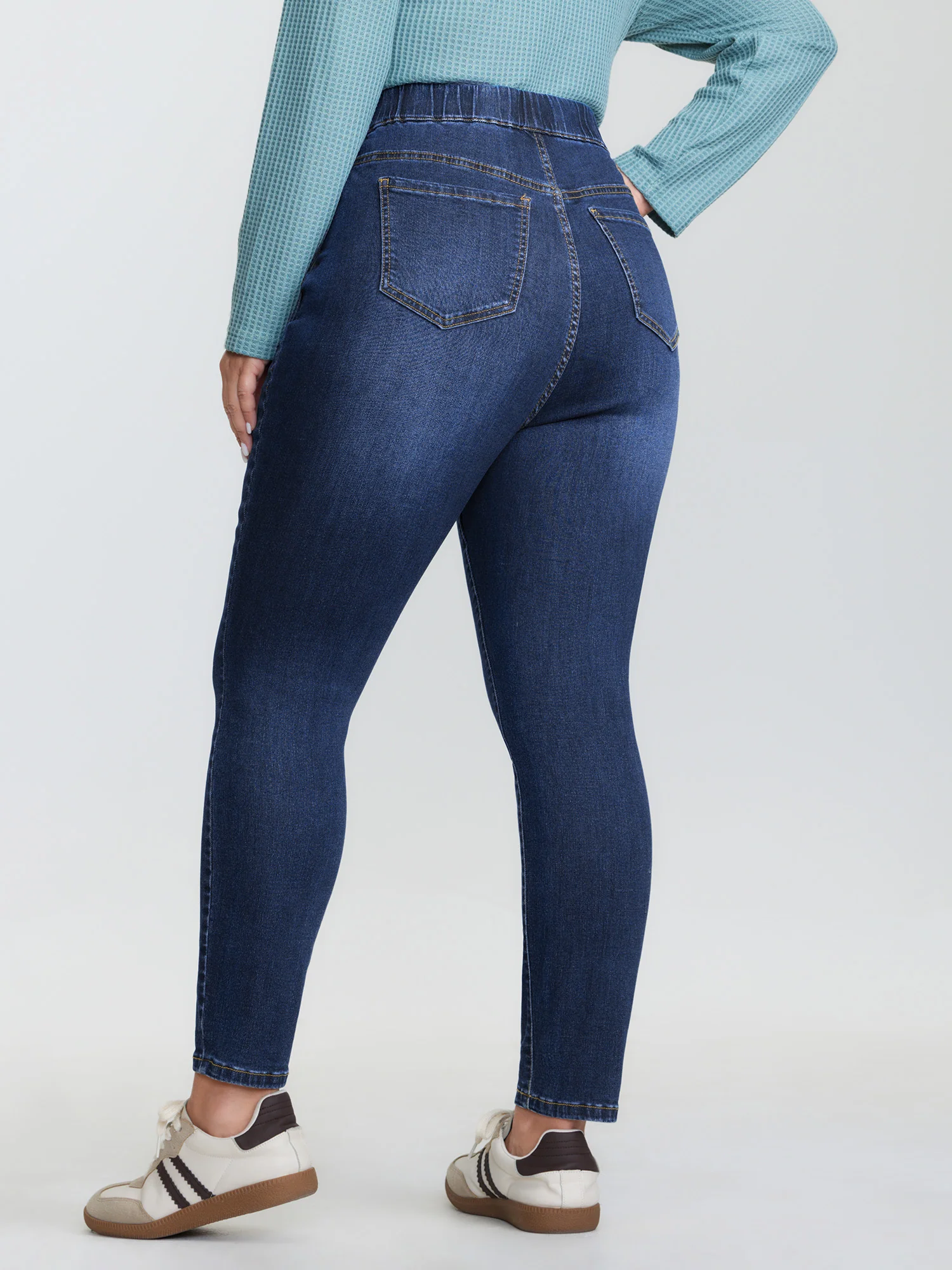 Supersoft Pull-On Skinny-Fit Jeans - Image 5