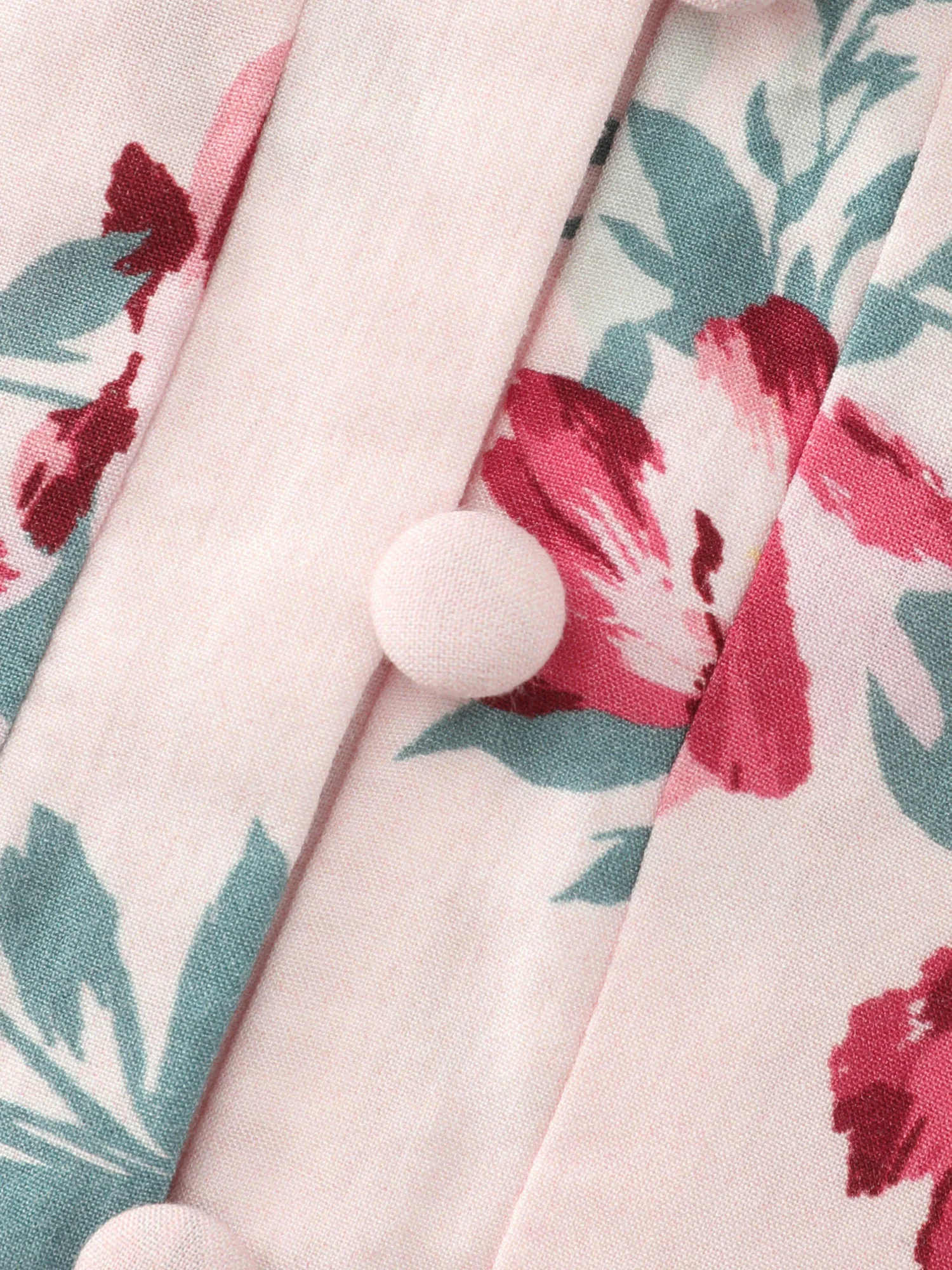 Supersoft Rose Print V-Neck Blouse - Image 6