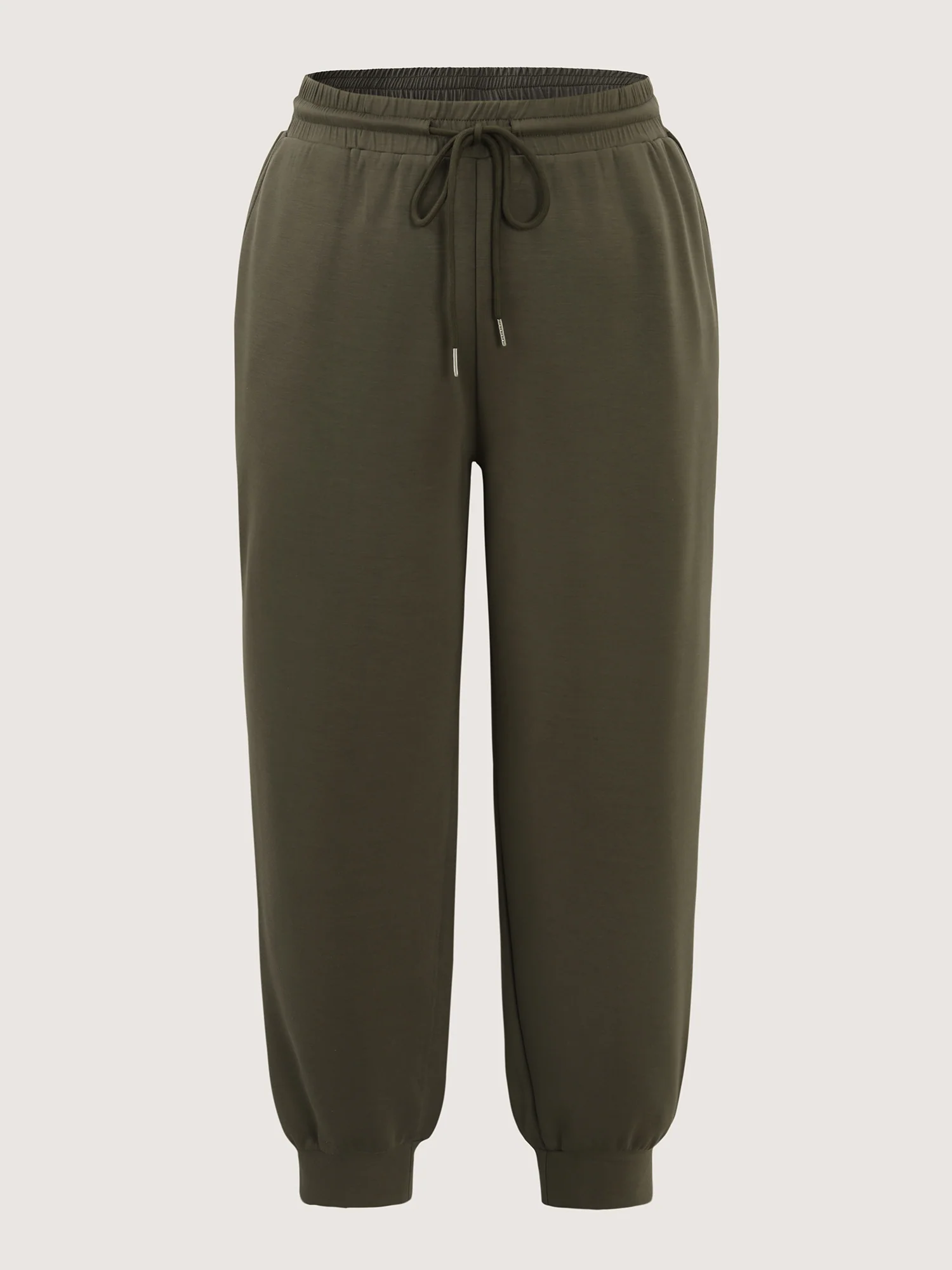 Supersoft Stretchy Drawstring Knit Pants - Image 8