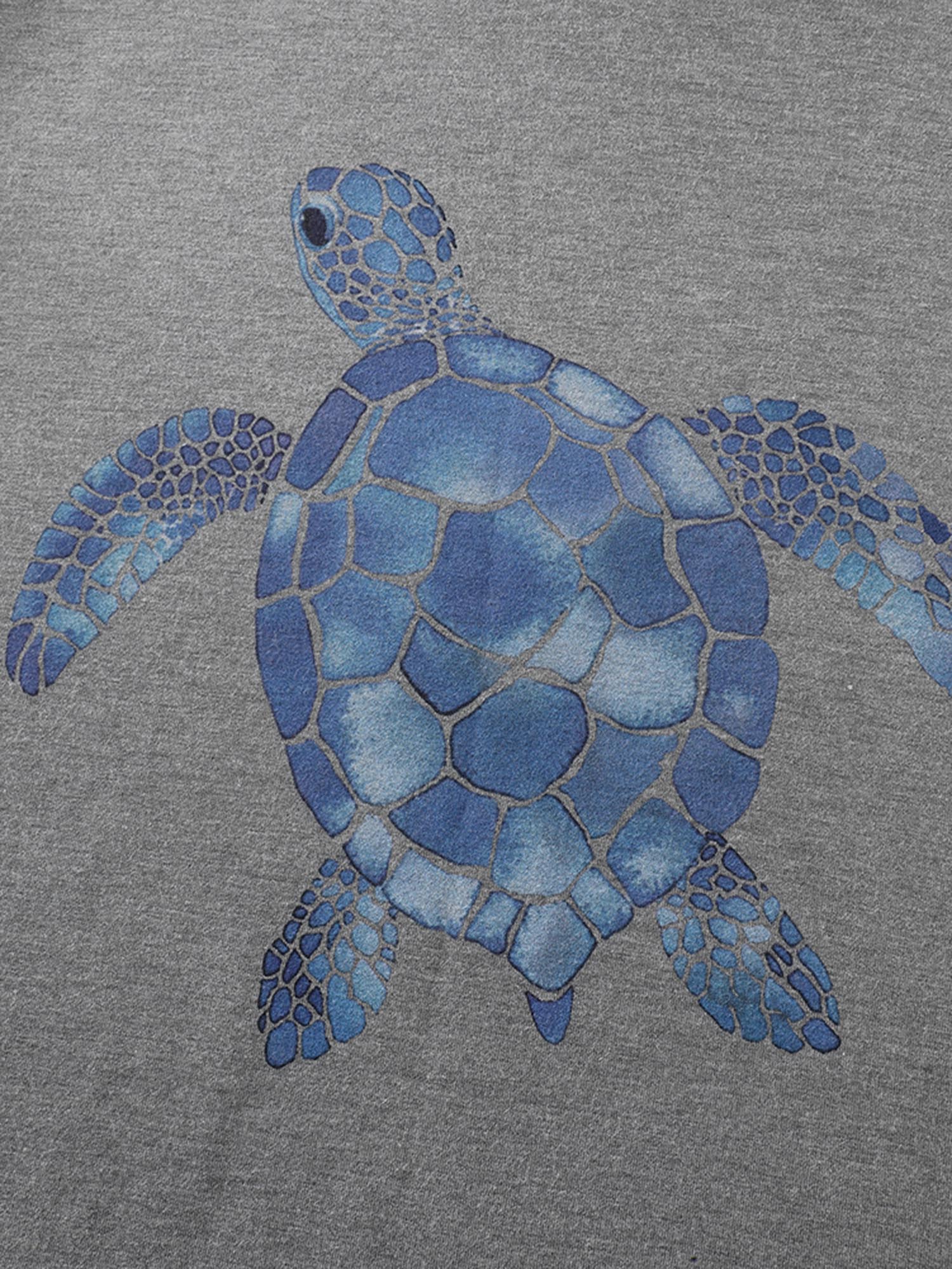 Supersoft Turtle Print Plain T-Shirt - Image 10