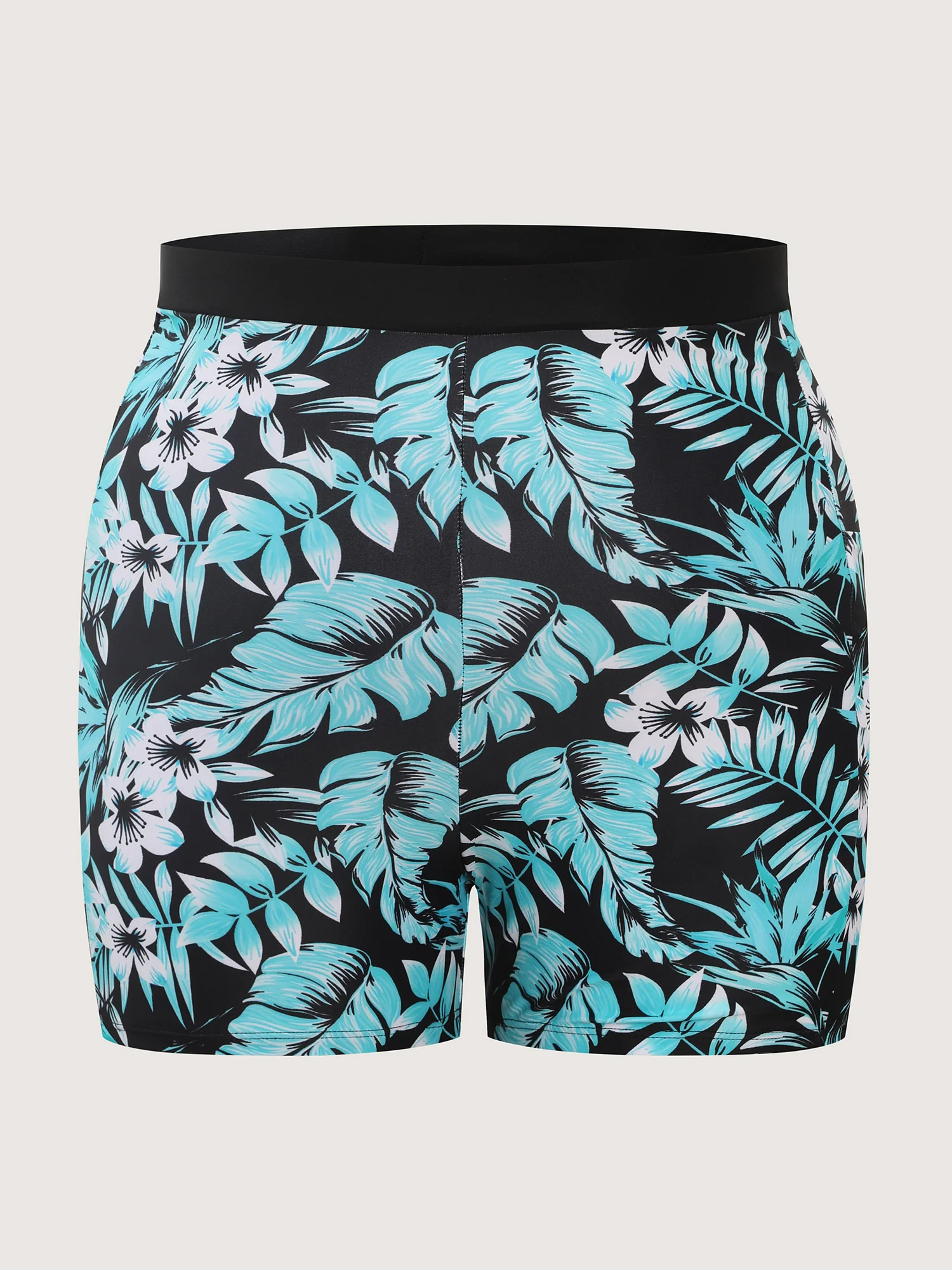 Tropical Print Pockets Swim Bottoms - Image 6