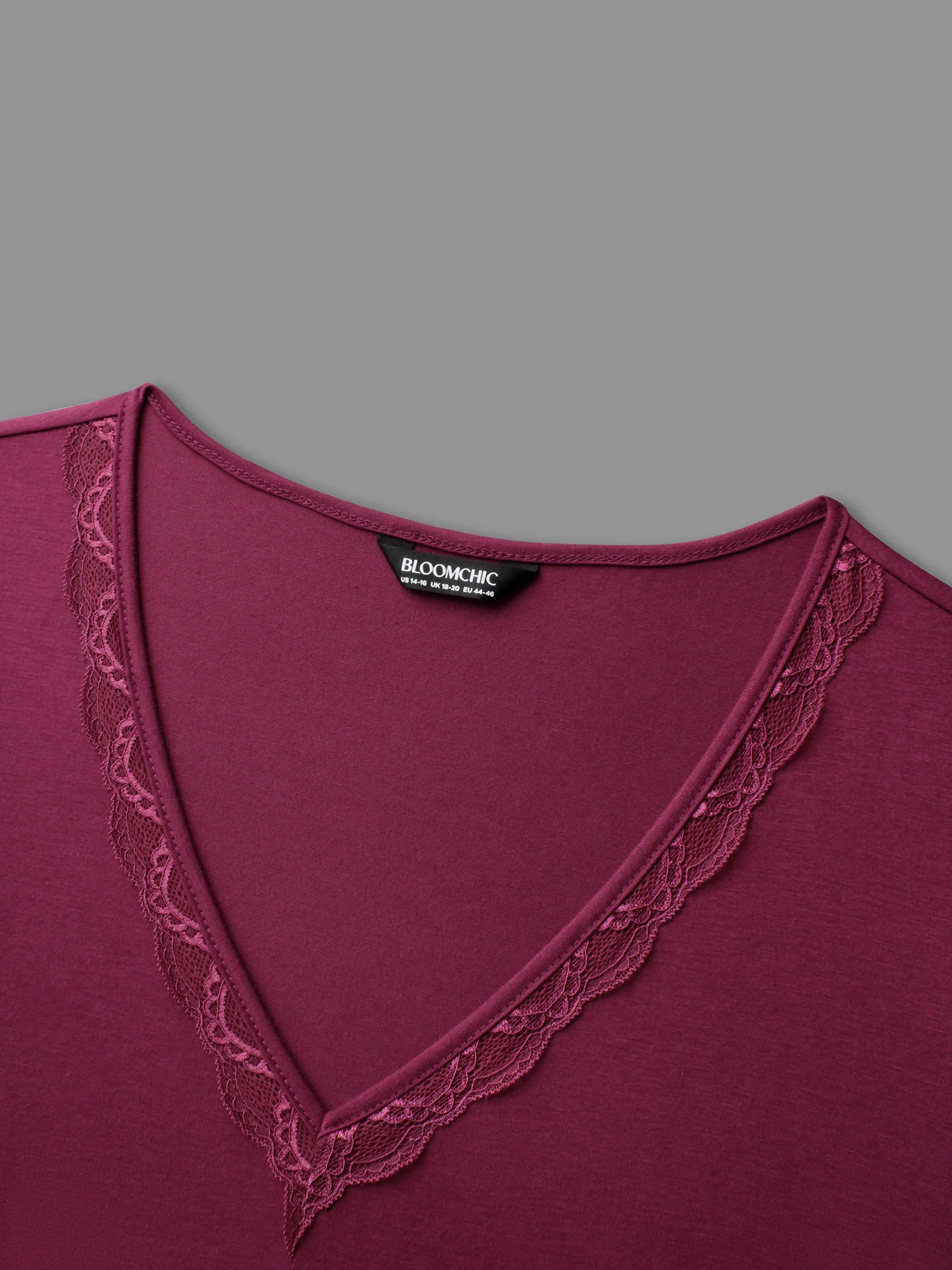 V Neck Lace Trim Sleep Ruffle Sleeve Dress - Image 6